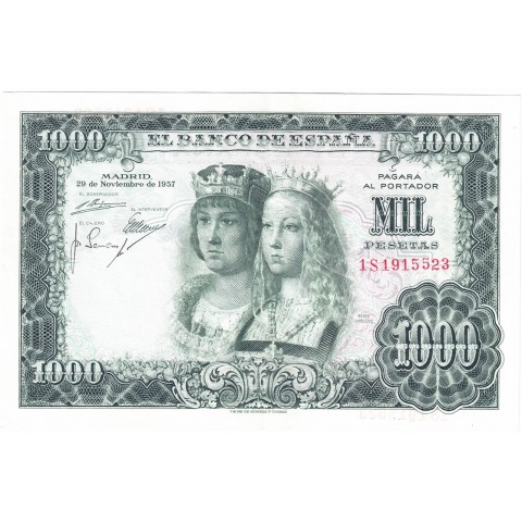 1957. 1000 Ptas Reyes Católicos
