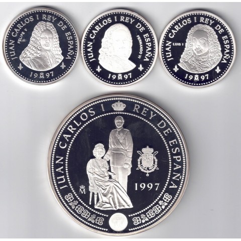 1997. I Centenario Casa Borbon. Coleccion plata