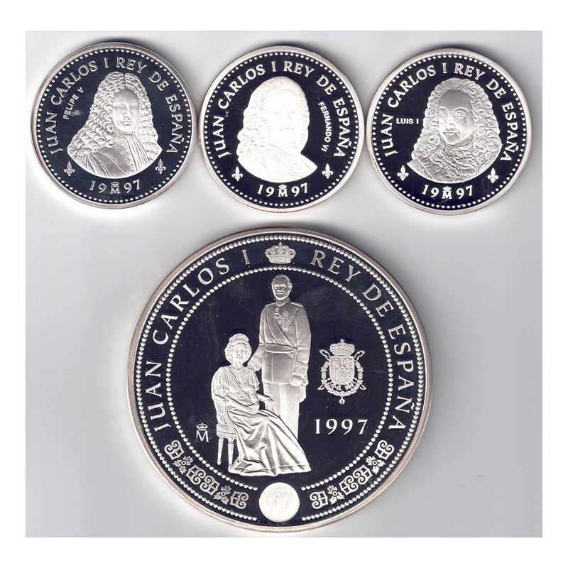1997. I Centenario Casa Borbon. Coleccion plata