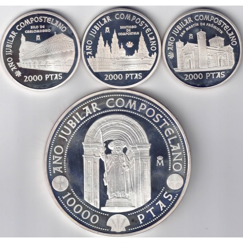 1999. Xacobeo. Coleccion plata