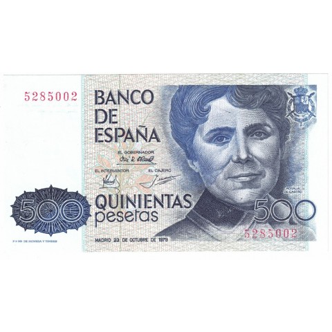 1979. 500 Ptas Rosalía de Castro