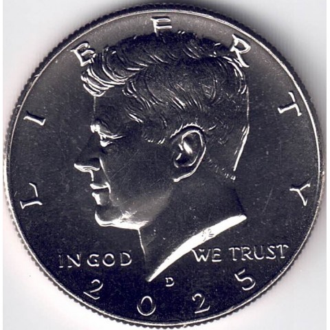 2025. Medio Dolar EEUU D