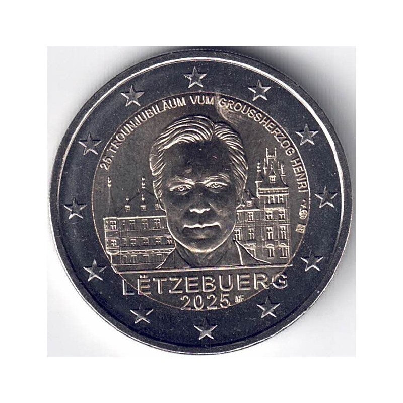 2025. 2 Euros Luxemburgo. Duque Enrique
