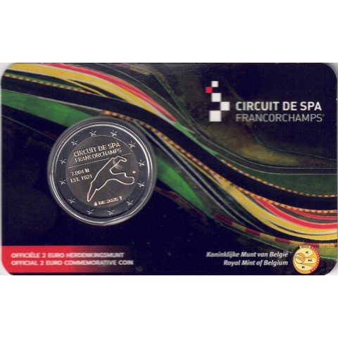 2025. 2 Euros Belgica. Circuito Spa