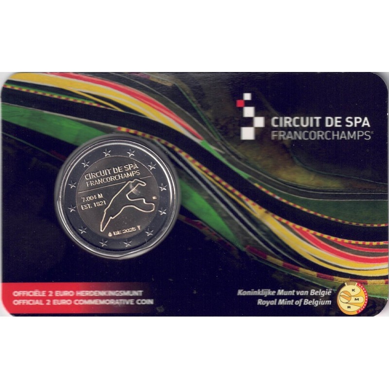 2025. 2 Euros Belgica. Circuito Spa