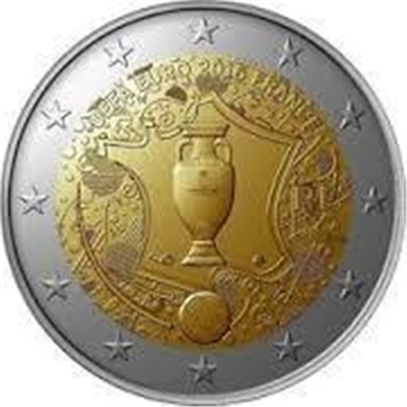 2016. 2 Euros Francia "Eurocopa"