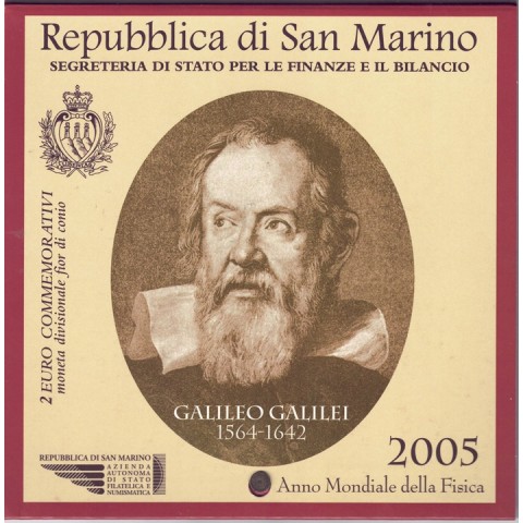 2005. 2 Euros San Marino "Física"