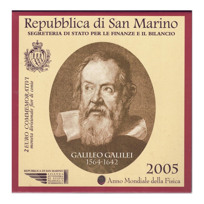 2005. 2 Euros San Marino "Física"