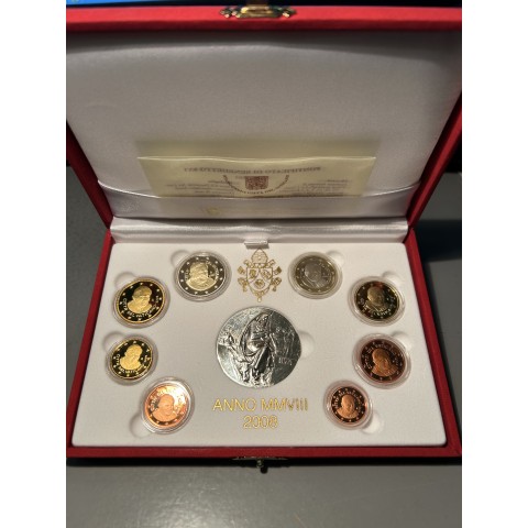 2008. Cartera euros Vaticano proof