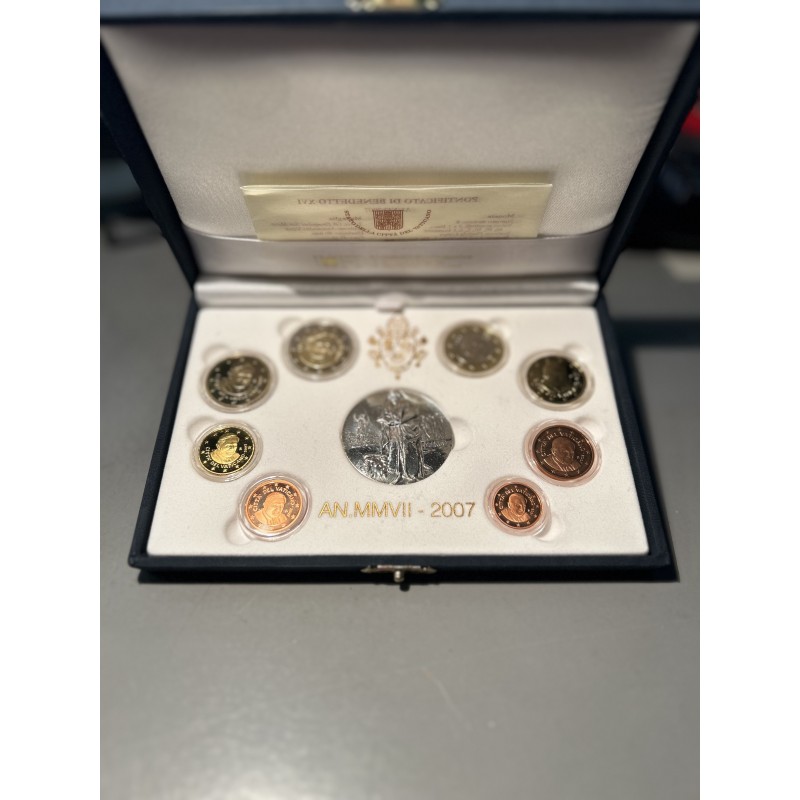 2007. Cartera euros Vaticano proof