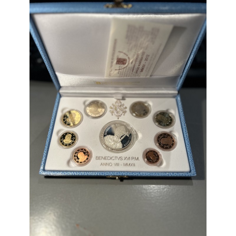2012. Cartera euros Vaticano proof
