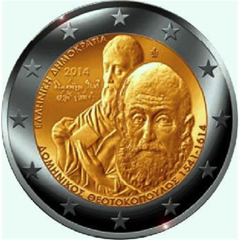 2014. 2 Euros Grecia "Greco"