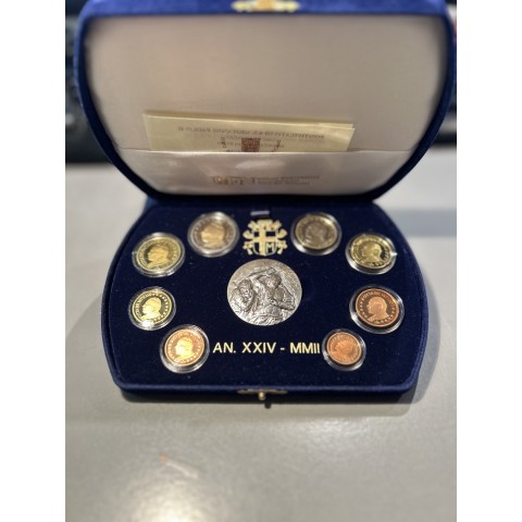 2002. Cartera euros Vaticano proof