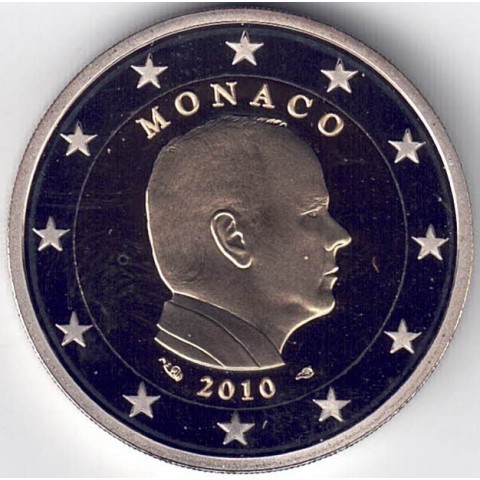 2010. 2 Euros Monaco. Alberto proof