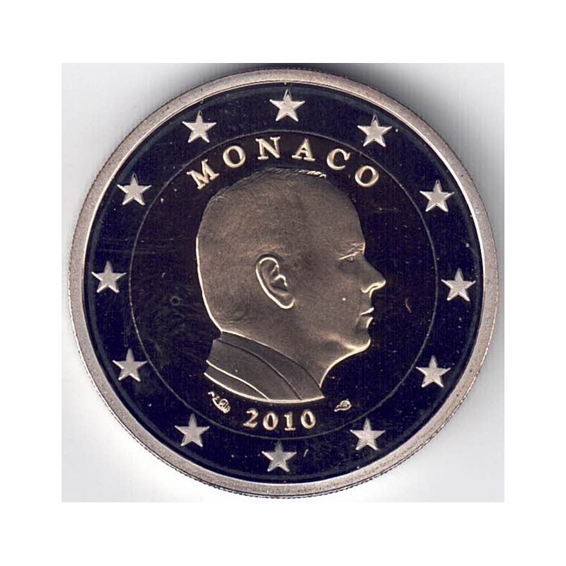 2010. 2 Euros Monaco. Alberto proof