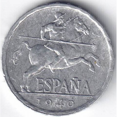1940. 5 Ctms Franco