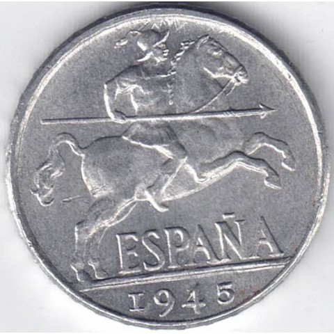1945. 10 Ctms Franco