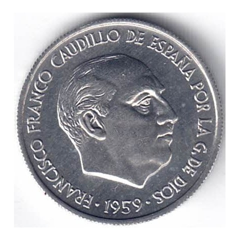 1959. 10 Ctms Franco