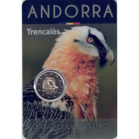 2025. 2 Euros Andorra. Quebrantahuesos