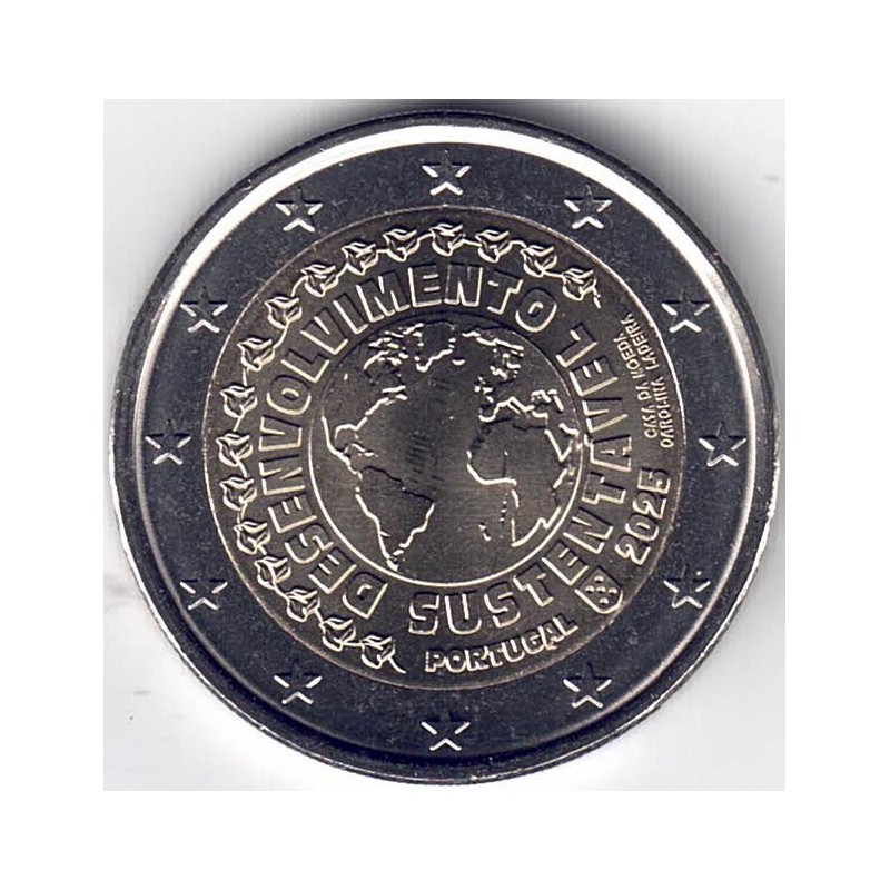 2025. 2 Euros Portugal. Desarrollo sostenible