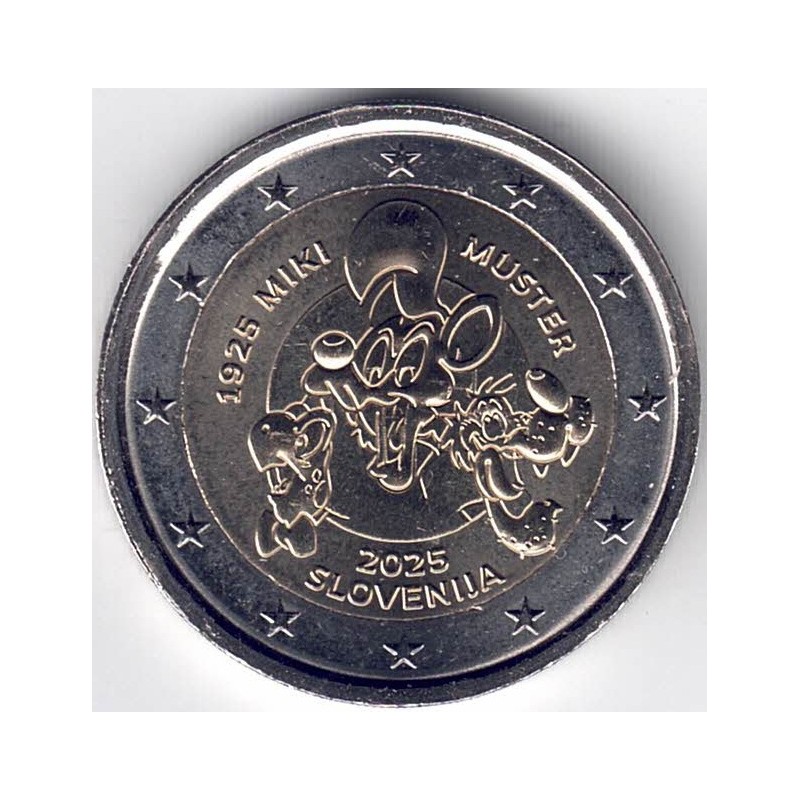 2025. 2 Euros Eslovenia. Miki Muster