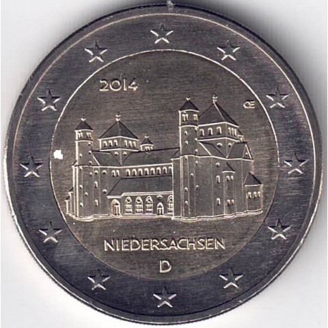 2014. 2 Euros Alemania A-Berlin "Baja Sajonia"