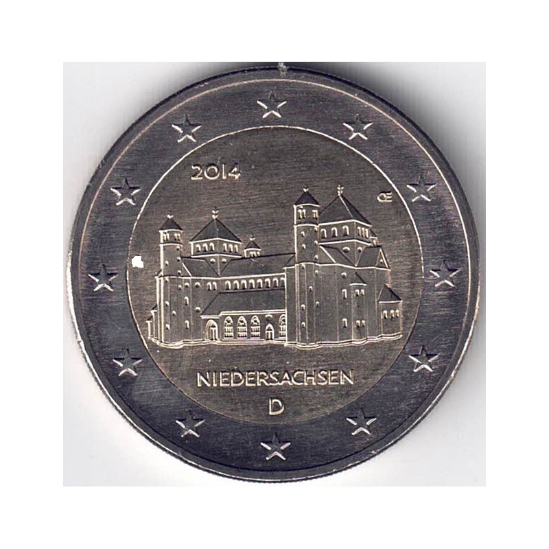 2014. 2 Euros Alemania A-Berlin "Baja Sajonia"