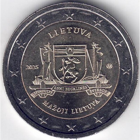2025. 2 Euros Lituania. Lituania Menor