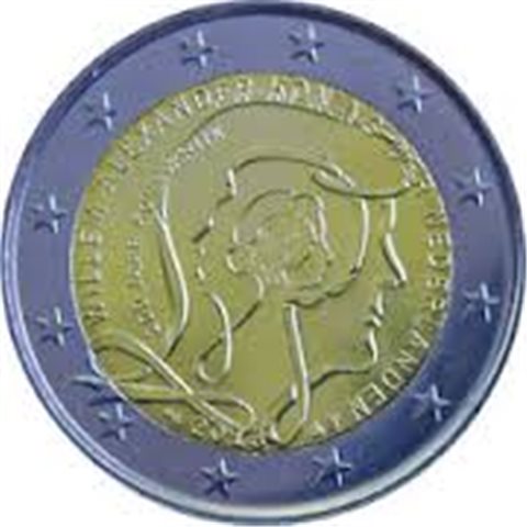 2013. 2 Euros Holanda "200 Años Reino Holanda"