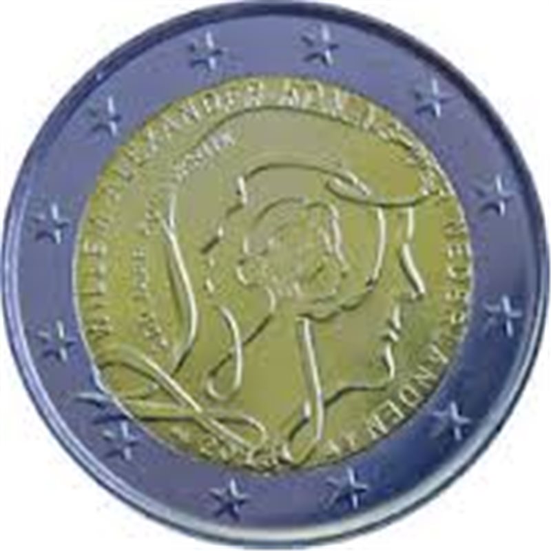 2013. 2 Euros Holanda "200 Años Reino Holanda"