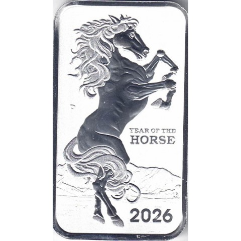 2026. Onza lingote Australia. Caballo