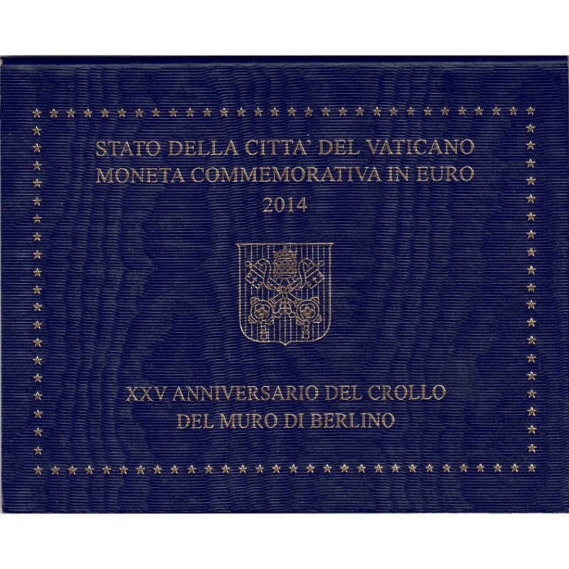 2014. 2 Euros Vaticano "Berlín"