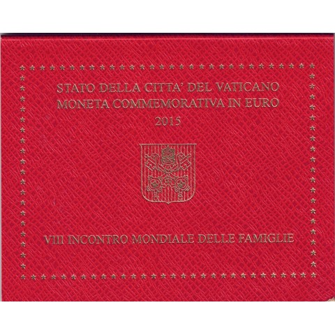 2015. 2 Euros Vaticano "Encuentro familias"