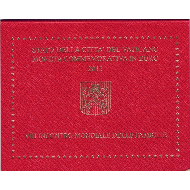 2015. 2 Euros Vaticano "Encuentro familias"