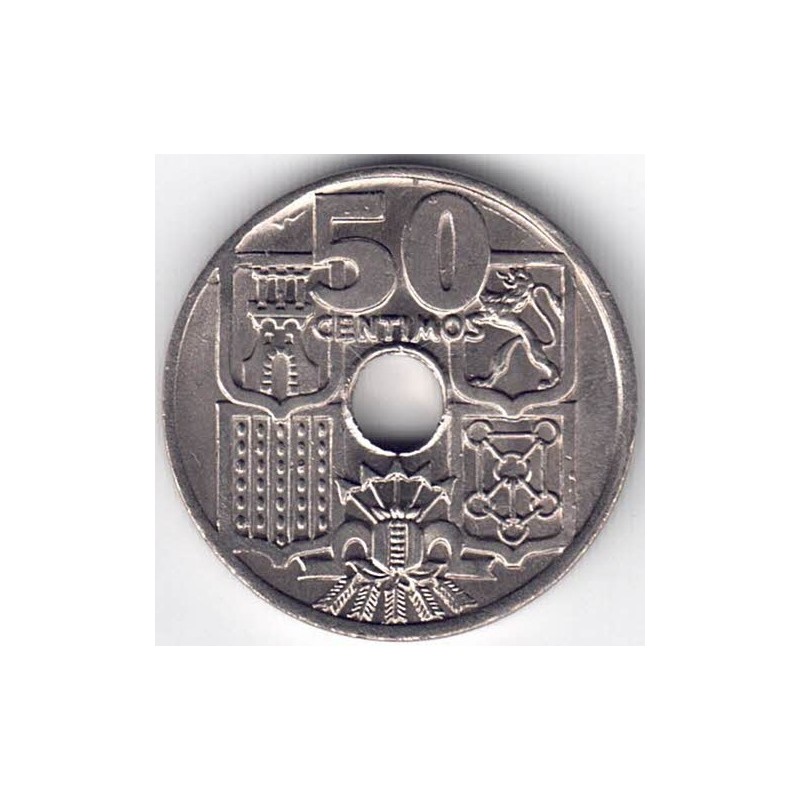 1963*63. 50 Centimos Fanco