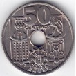1963*64. 50 Centimos Fanco