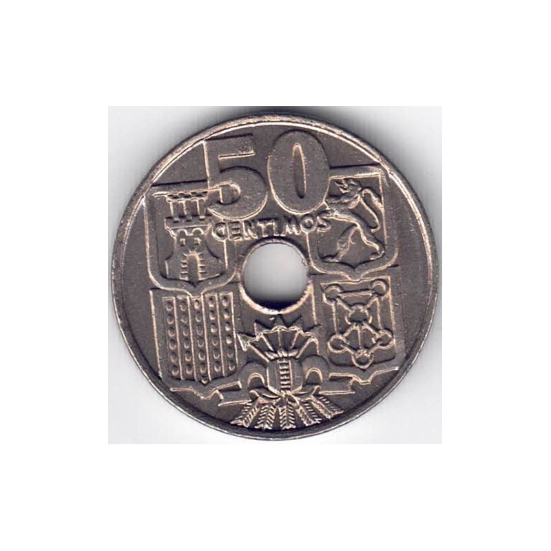 1963*65. 50 Centimos Fanco