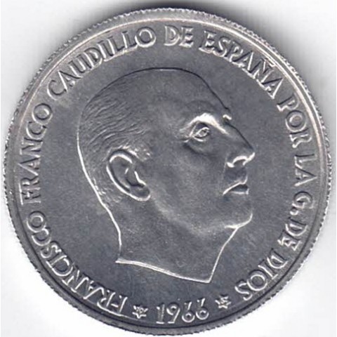 1966*67. 50 Centimos Fanco