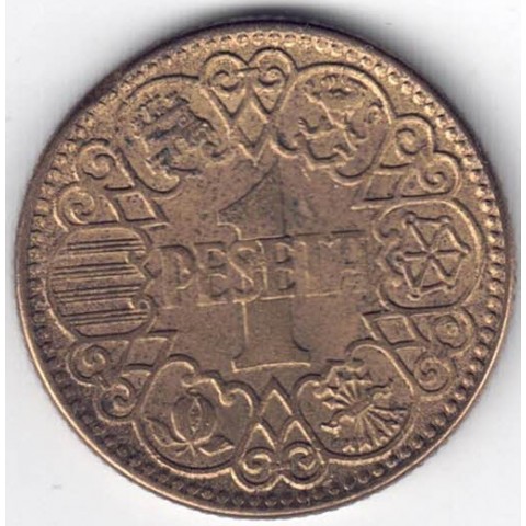 1944. 1 Peseta Franco