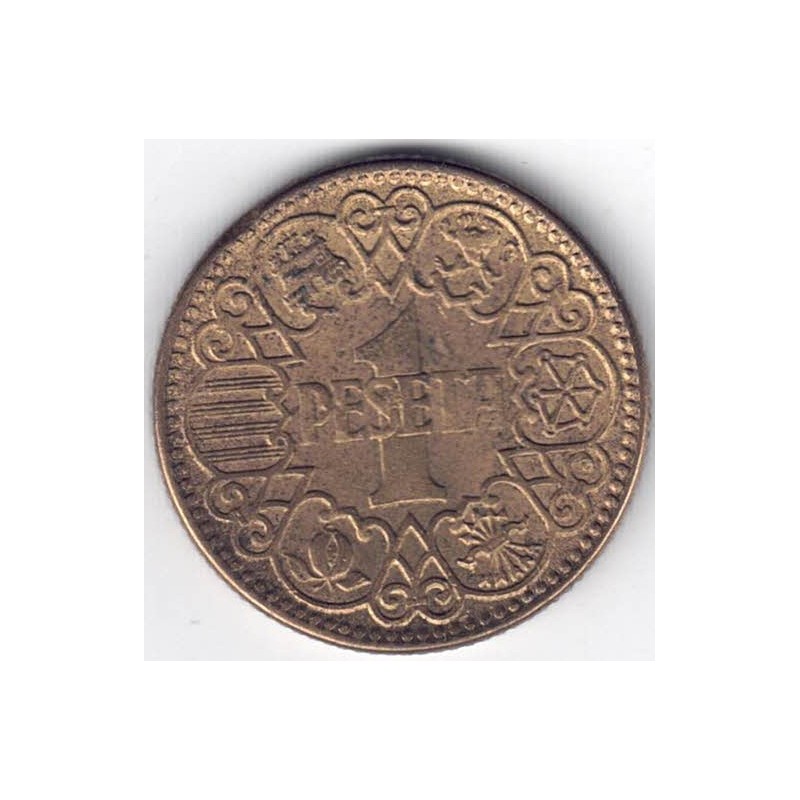 1944. 1 Peseta Franco
