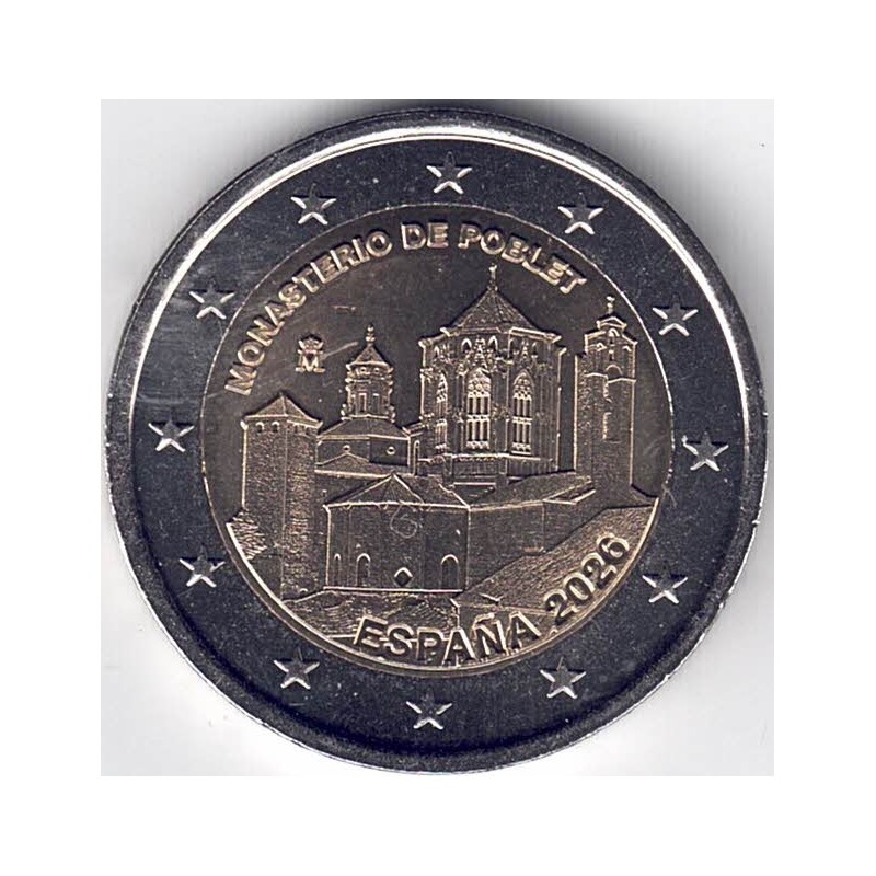2026. 2 Euros España. Poblet