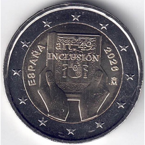 2026. 2 Euros España. Inclusion