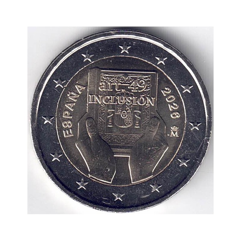 2026. 2 Euros España. Inclusion