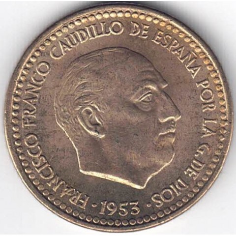 1953*56. 1 Peseta Franco