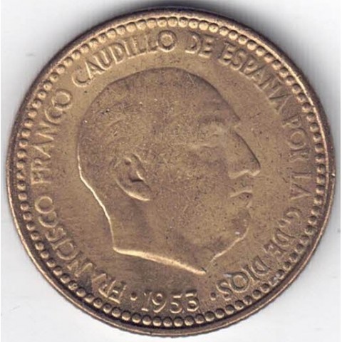 1953*62. 1 peseta Franco