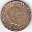 1953*62. 1 peseta Franco