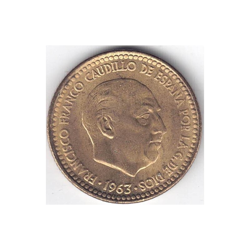 1963*63. 1 peseta Franco