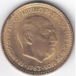 1963*63. 1 peseta Franco