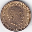 1963*65. 1 peseta Franco
