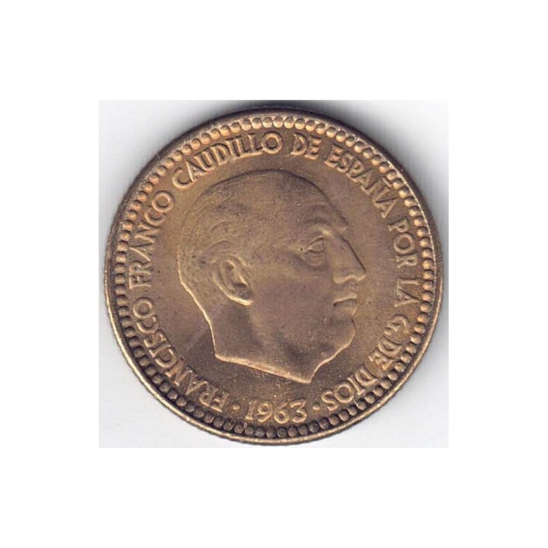 1963*66. 1 peseta Franco